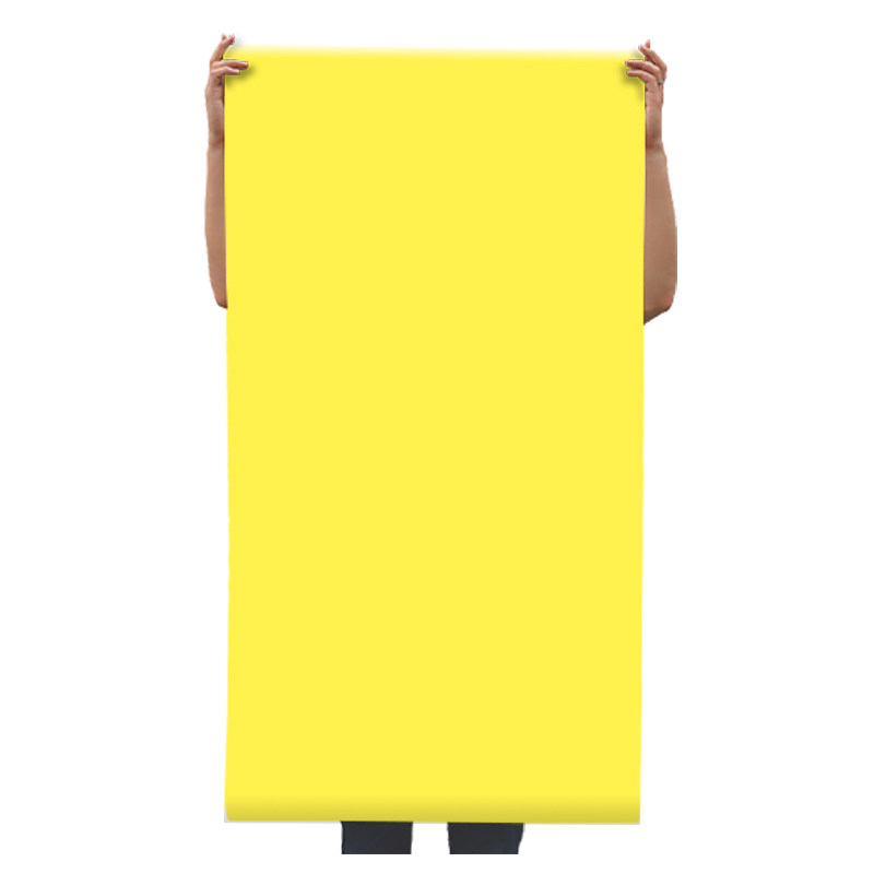 暖黄柠檬黄亮黄色系墙纸背景纯色素色北欧欧风无纺布墙纸