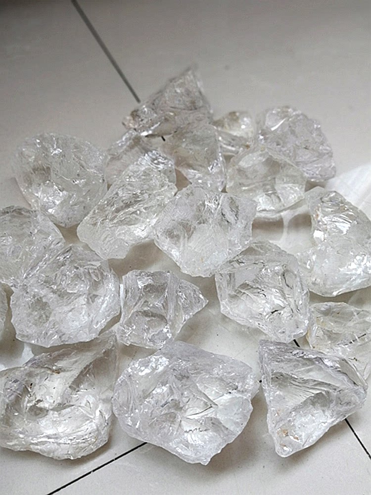 纯天然毛料晶体练手雕刻原矿原料喜马拉雅白水晶大块奇石