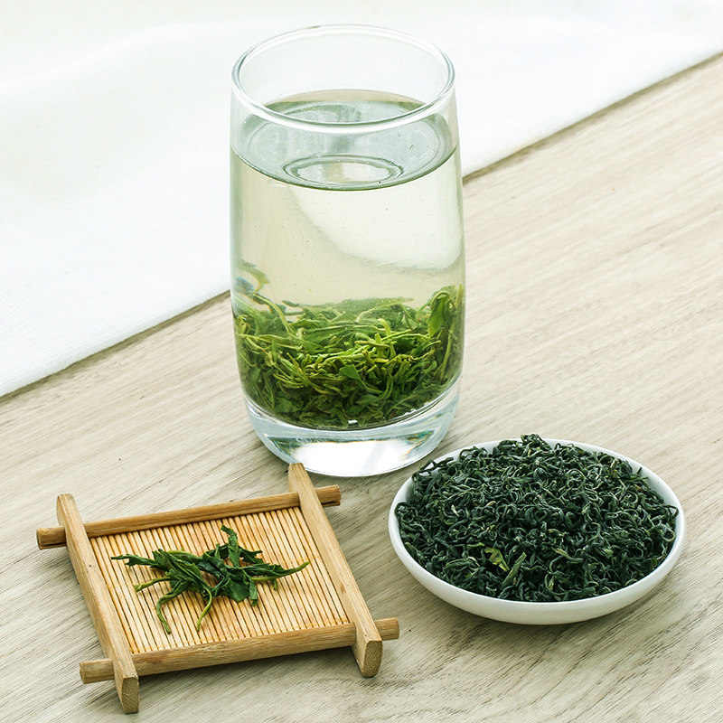 2019新茶崂山绿茶日照清香型散装高山云雾春茶叶礼盒罐装特级500g