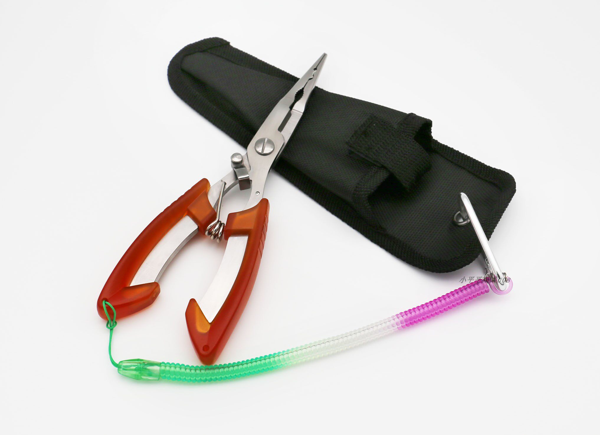 多功能路亚钳不锈钢钓鱼钳取钩剪线摘退鱼钩工具摘钩钳鱼钳直嘴钳