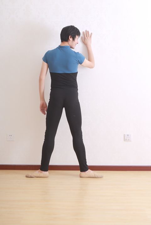 连体男生双色拉链高领短袖裤袜芭蕾舞服黑色加芭蕾舞服