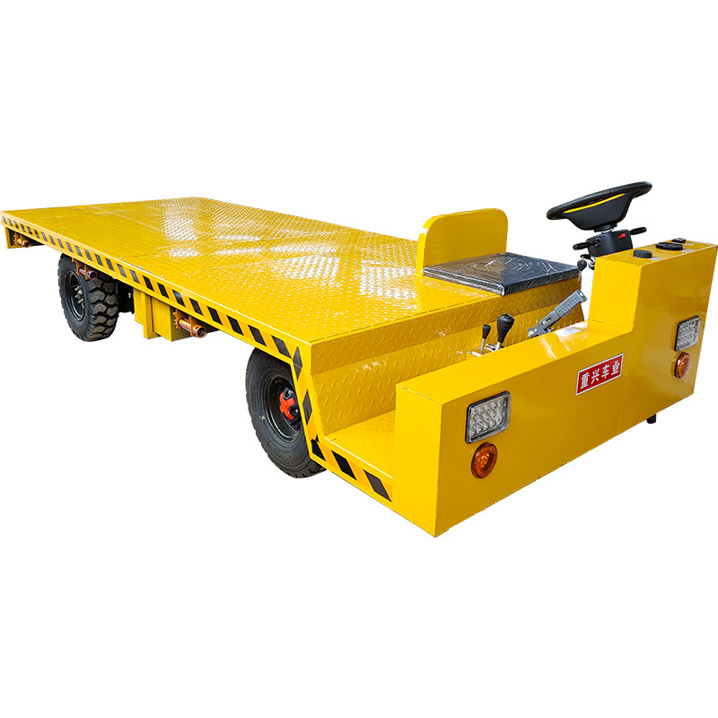 重兴电动搬运仓储大功率周转车转车物流载重平板车平板手推车