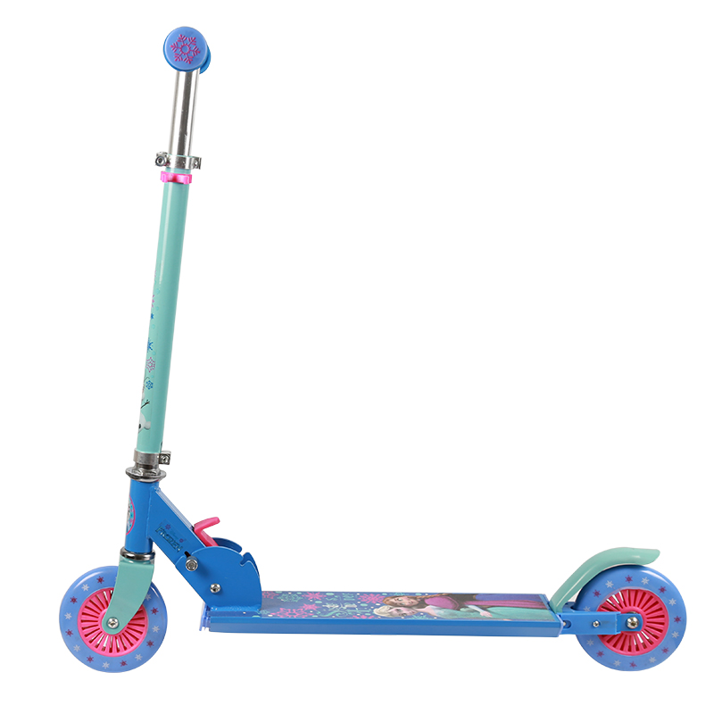 冰雪奇缘儿童二轮滑板车女孩两轮滑轮2轮女童滑板车