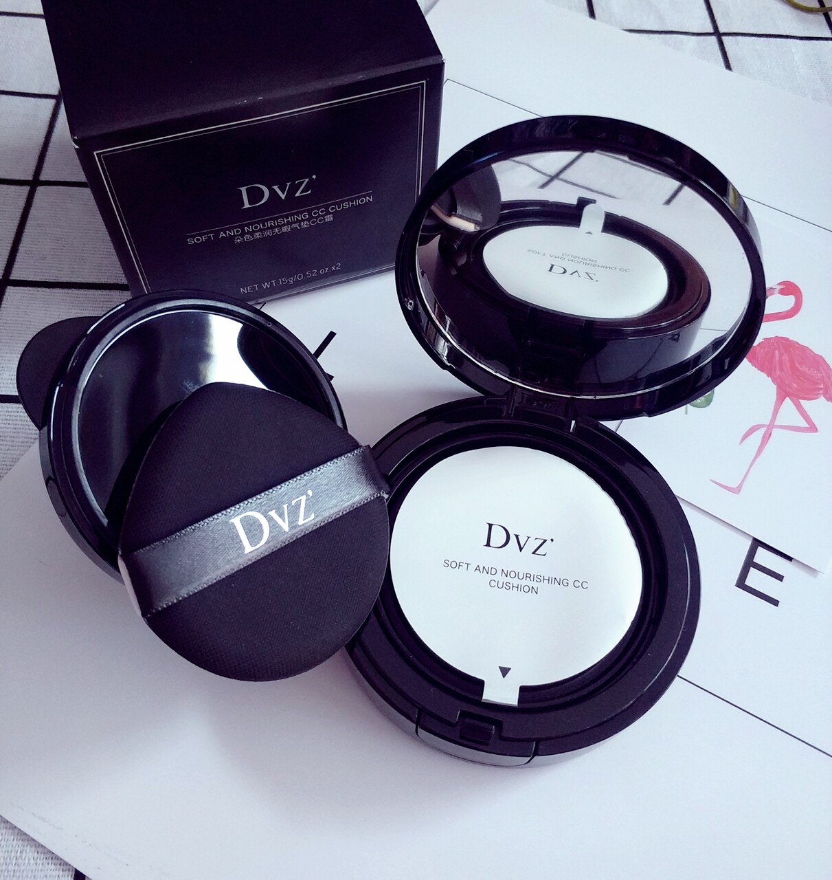 dvz朵色气垫cc双色bb霜遮润泽官方正品cc霜