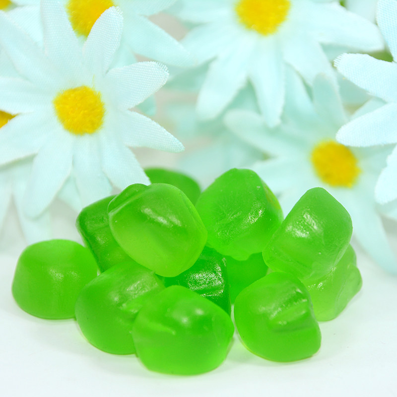 喜多多橡皮糖青苹果散装软糖多口口味果汁qq儿童传统糖果