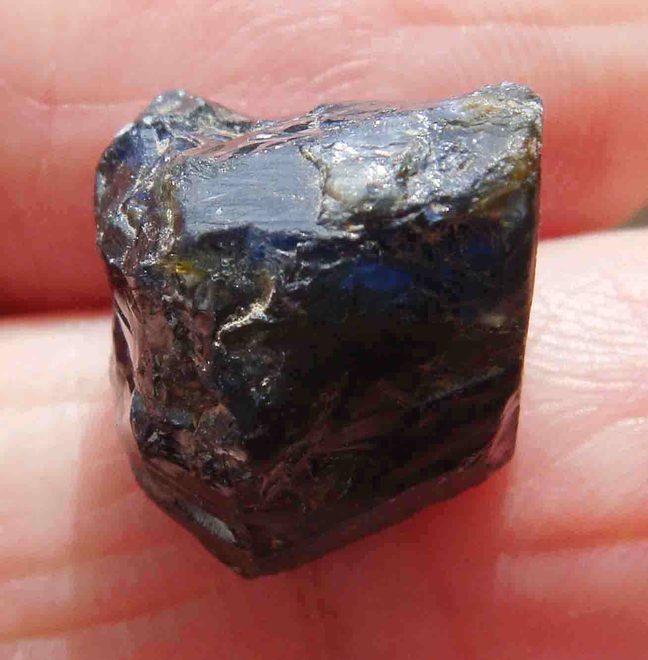 山东昌乐矿区直销17.43克拉天然蓝宝石原石毛料实验其他