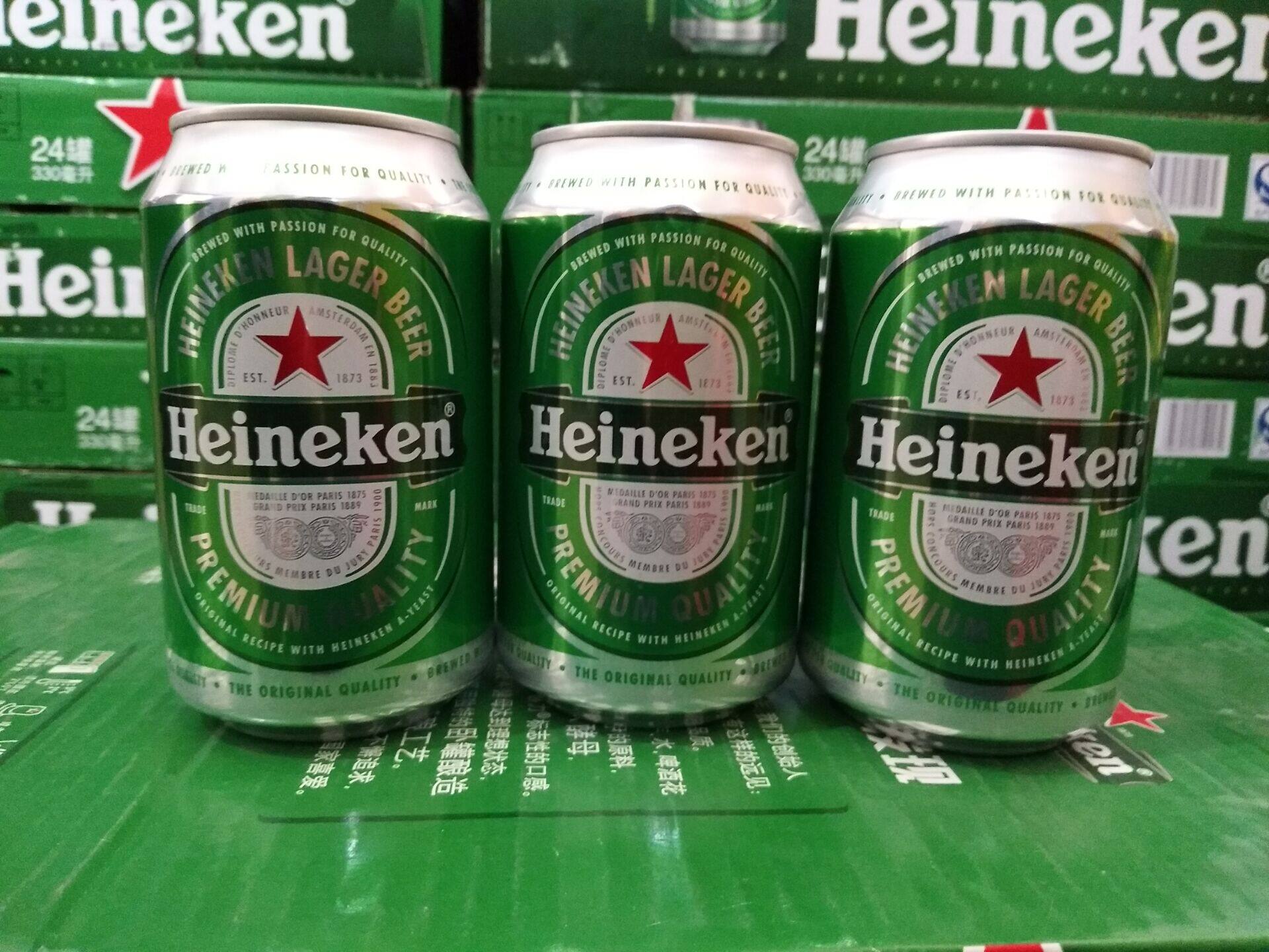 喜力啤酒易拉罐330ml24听一箱heineken啤酒