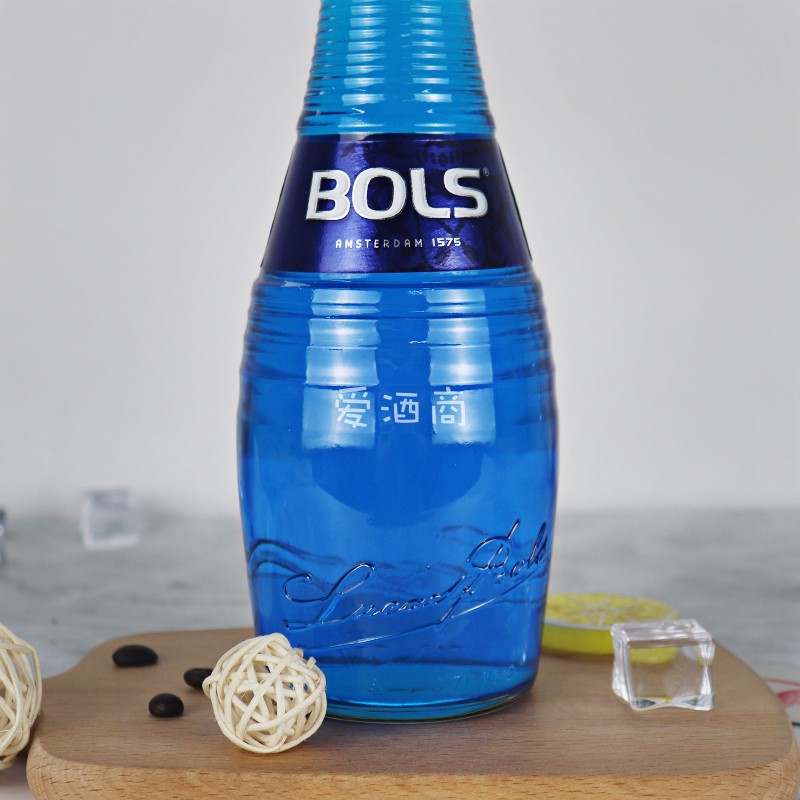 洋酒波士蓝橙力娇bolbluecuracao蓝橘蓝柑香橙力娇酒