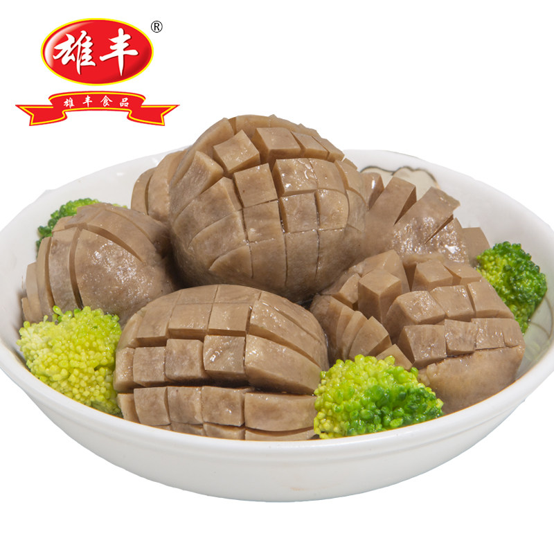 雄丰开花牛肉风味500g冷冻餐饮肉丸丸子烧烤肉丸