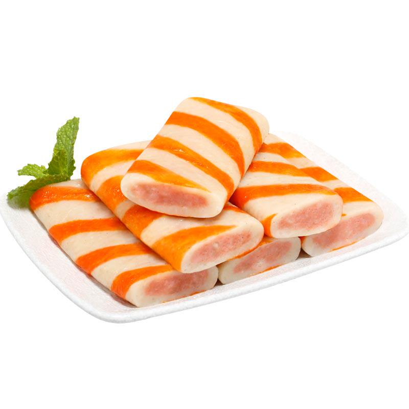 雄丰夹心仿蟹排包心仿蟹排500g火锅煎炸烧烤关东鱼糕