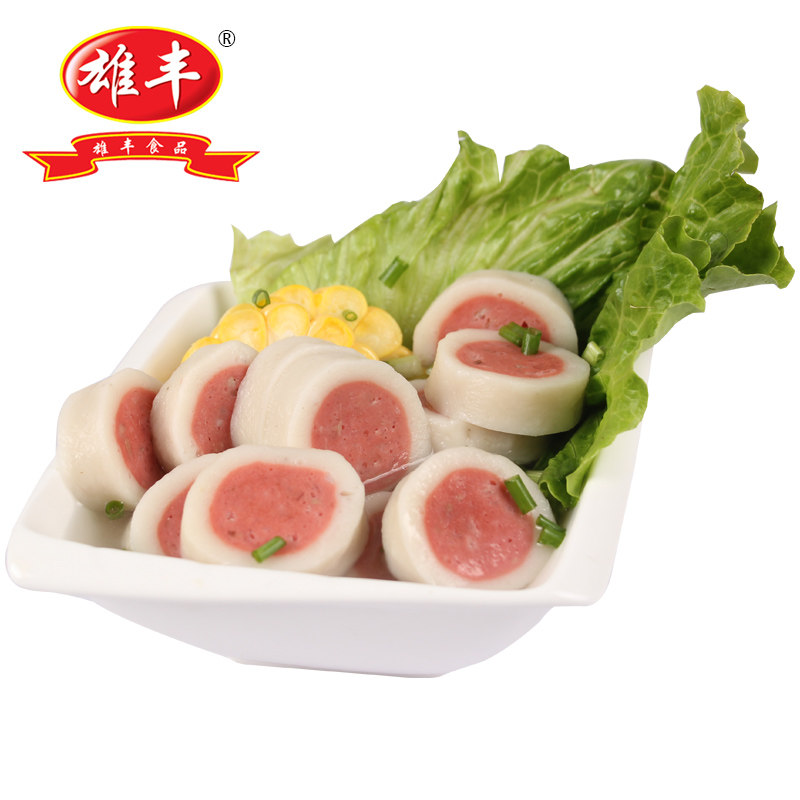 雄丰仿鲍鱼片 肘花卷2500g关东煮食材餐厅批发火锅料麻辣烫