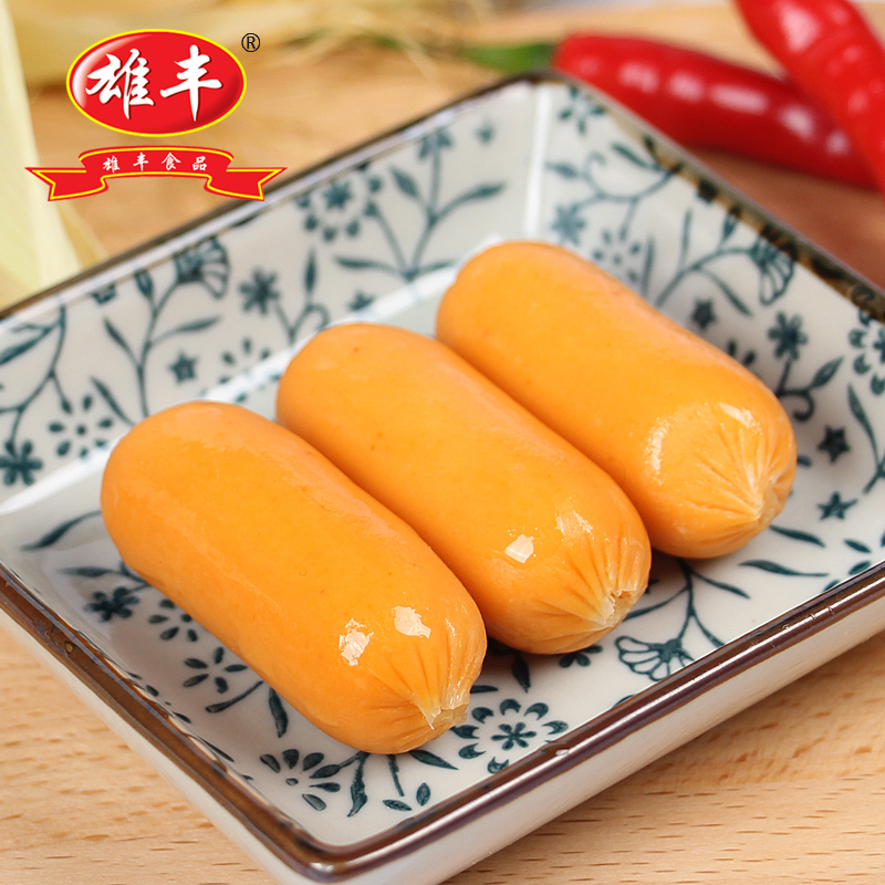 雄丰香甜玉米肠 玉米热狗小烤肠500g火锅麻辣烫烧烤一口香肠