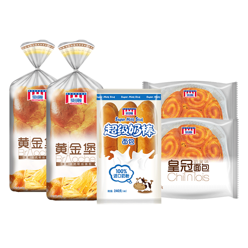 曼可顿黄金堡皇冠大礼包零食糕点