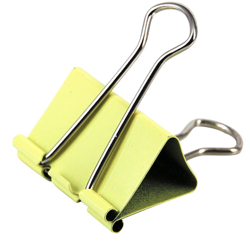 彩色长尾夹凤尾夹夹子文具小号鱼尾夹中号蝴蝶夹黑色燕尾夹特大号固定