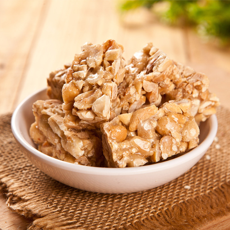 中膳堂无糖食品芝麻糖花生糖老式手工酥糖孕妇中老年人糖尿人零食