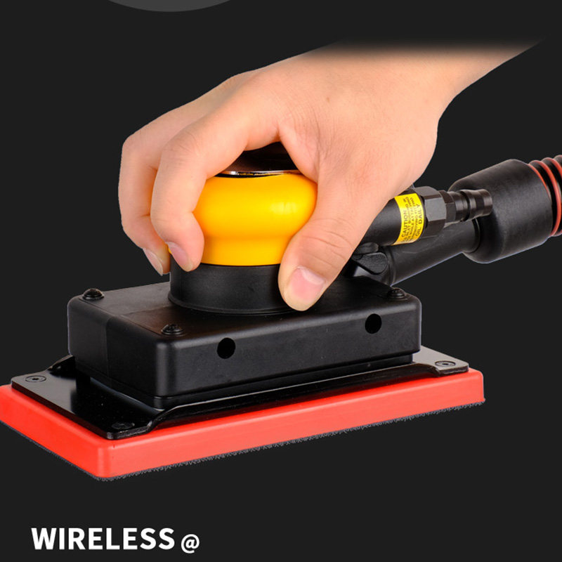 长方形气动干磨机打磨机磨灰机汽车腻子磨头气动磨光机