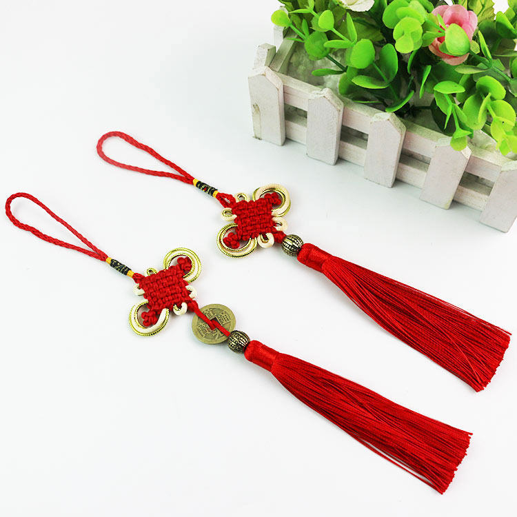 包邮同心结8盘小号出国礼品平安蝴蝶结家居挂饰中国结