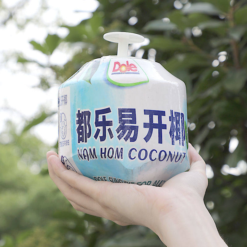 dole都乐泰国易开椰2只装单900g新鲜时令奶香椰青