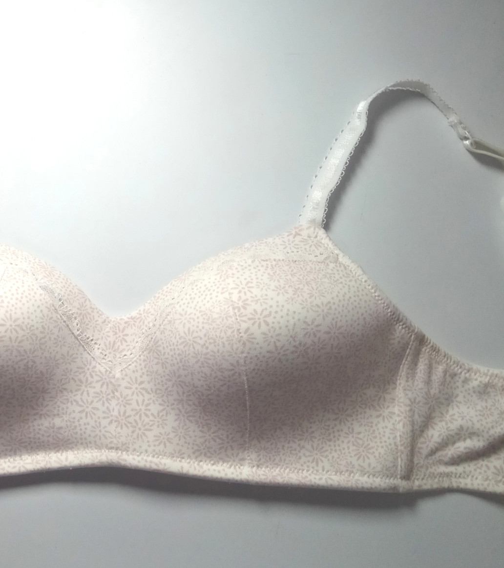 70d70dd70e75d75dd围城内衣碎花小底围大罩杯钢圈睡眠文胸文胸