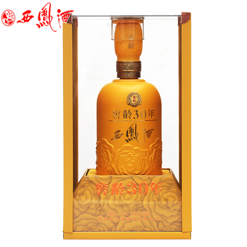 1瓶价西凤酒55度窖龄30年香型白酒国产陕西500ml白酒