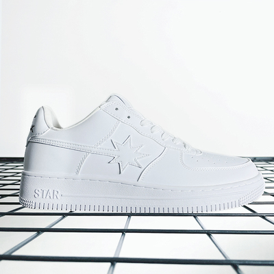 starwalk白色蓝星小众流行休闲男鞋超火情侣厚底休闲板鞋