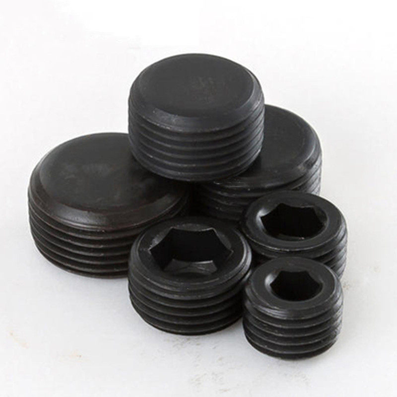 喉塞止付螺丝闷头管帽丝堵螺塞塞内六角堵头管堵