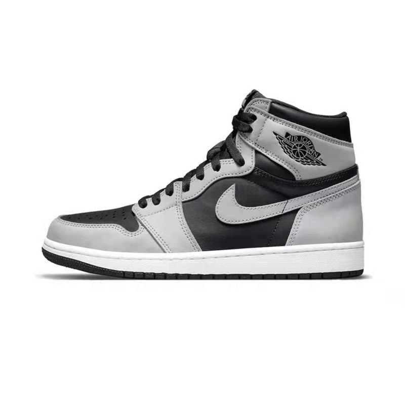 airjordanaj1黑灰影子麂皮脚趾高帮篮球鞋555088035运动休闲鞋