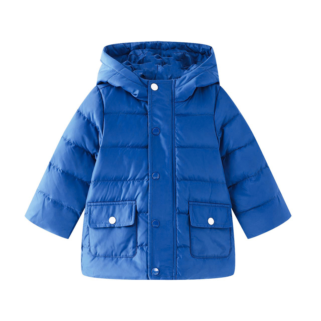 安奈儿童装女童羽绒服中长款冬装款厚宝宝洋气外套连帽保暖加绒