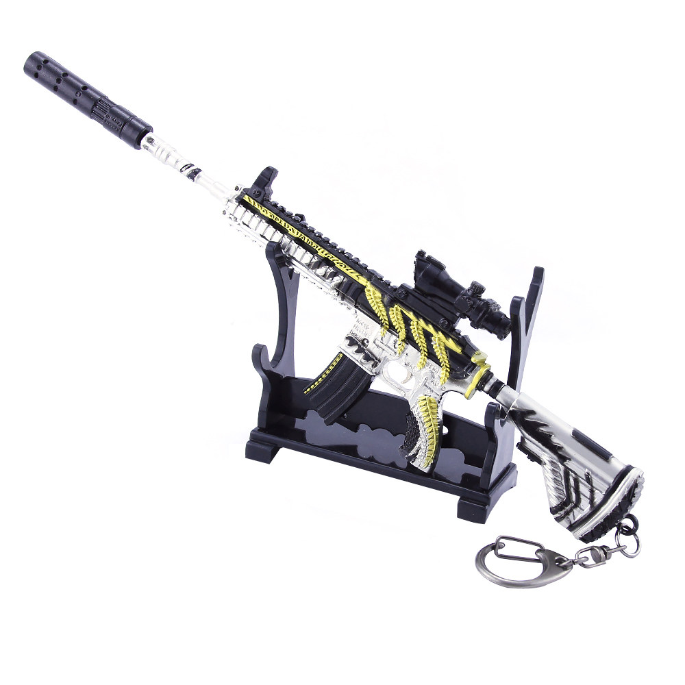 绝地求生玩具awm吃鸡金属仿真模型合金真抢电动玩具枪