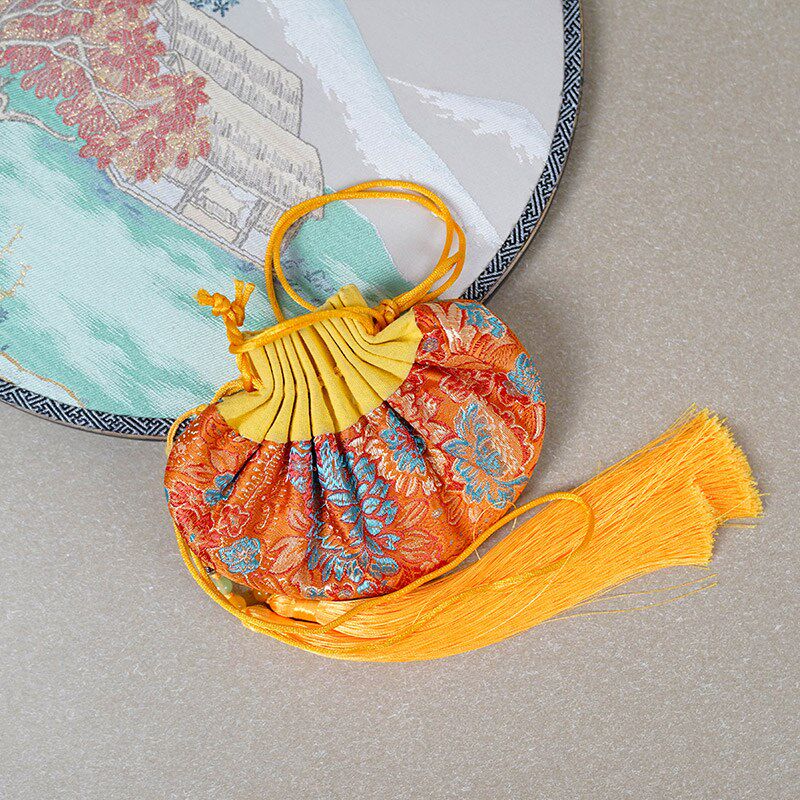 南京云锦研究所元先汉服荷包苏绣便携香囊流苏刺绣