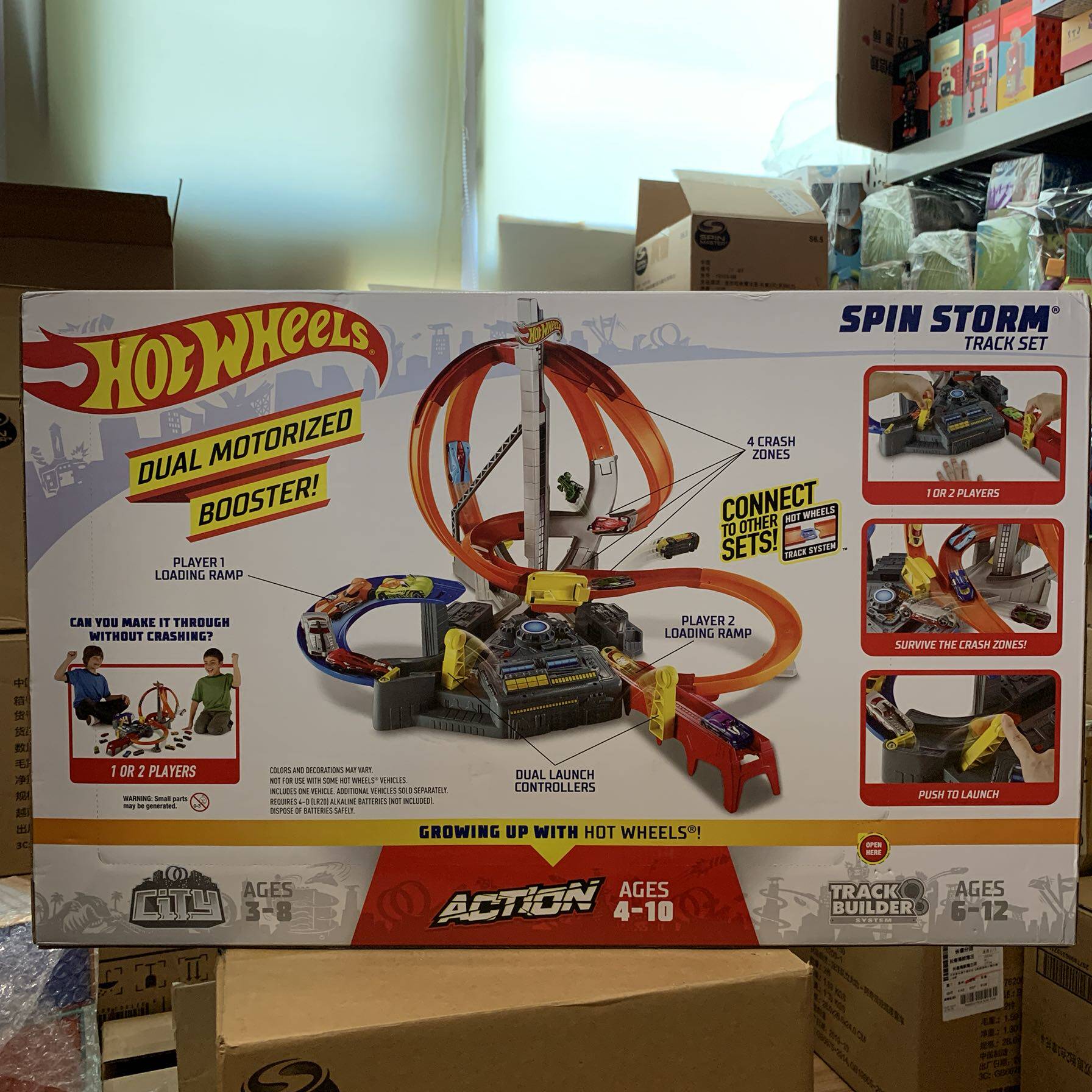 风火轮电动极速回旋赛道cdl45火辣小跑车合金小车轨道男孩玩具