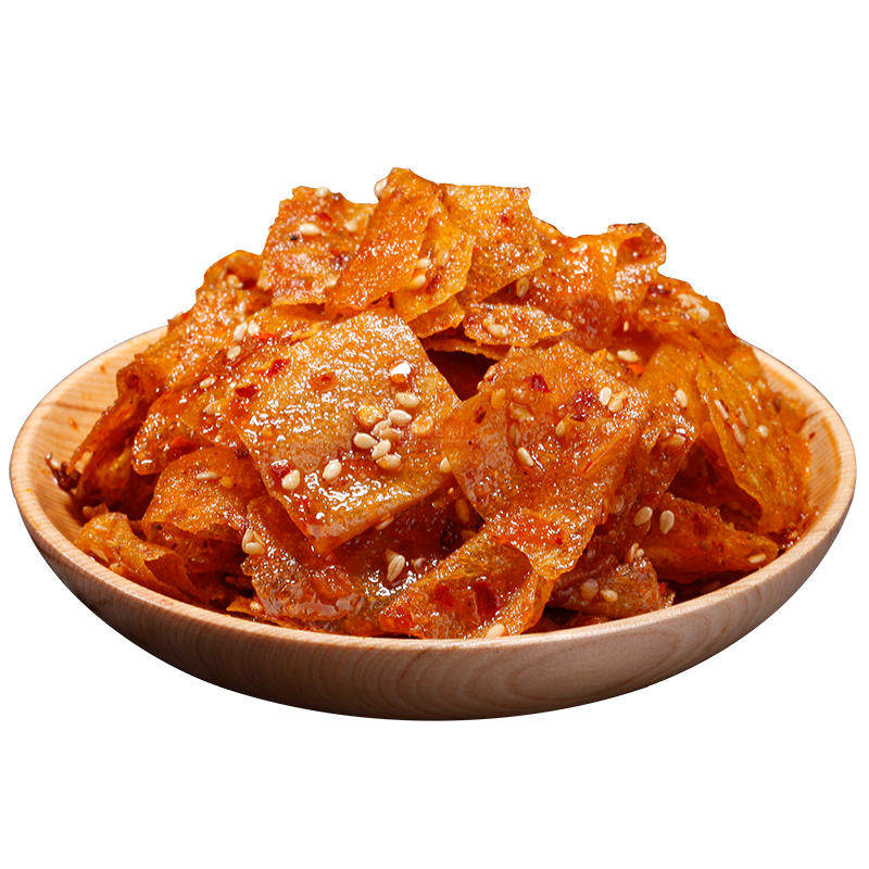 麻辣片豆皮豆腐皮80后怀旧儿时零食辣条500g湖南重庆手撕香辣小吃