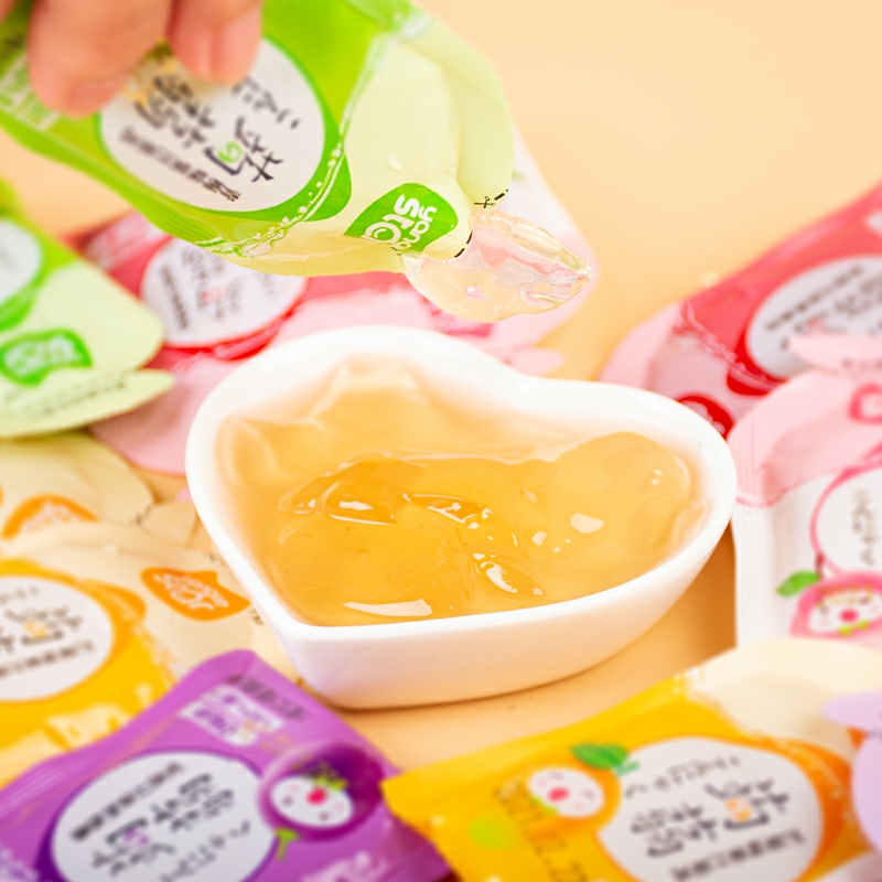乐星蒟蒻果汁果冻美味休闲零食食水果味布丁果冻