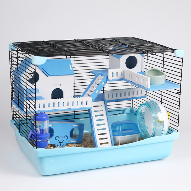 仓鼠笼子金丝熊笼仓鼠用品玩具豪华基础笼双层别墅套餐包邮
