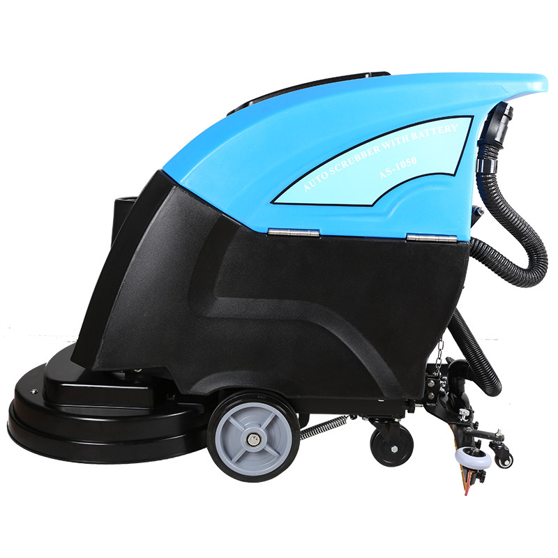 超洁亮全自动洗地机商用超市工厂手推式拖扫吸一体刷地机车as1050