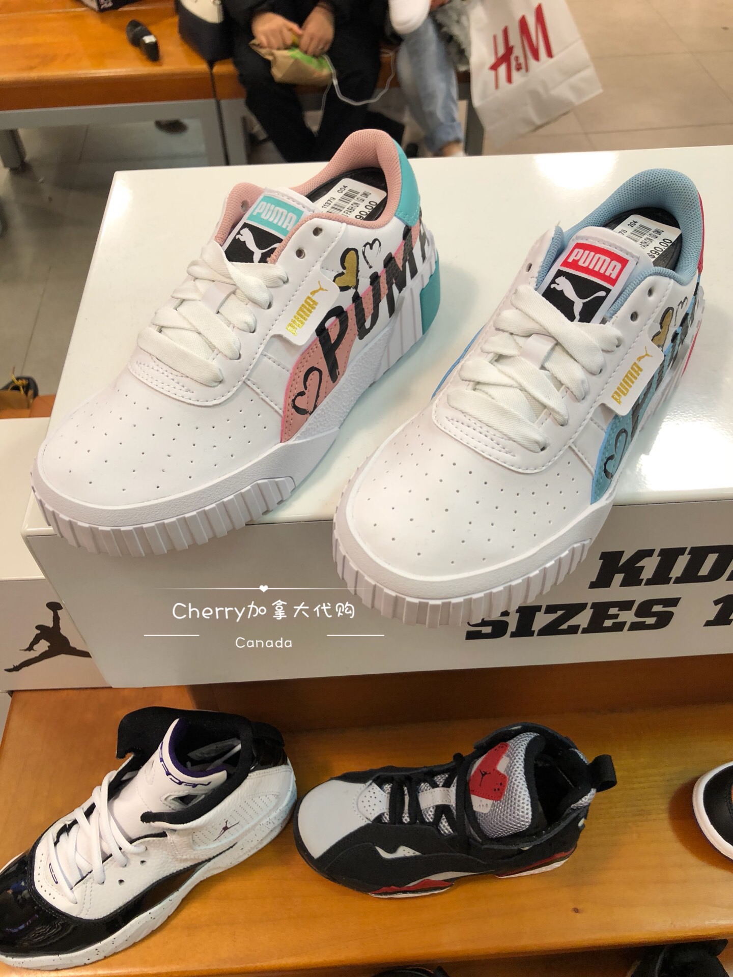 加拿大代购 puma/彪马 cali女款休闲板鞋 运动鞋 涂鸦