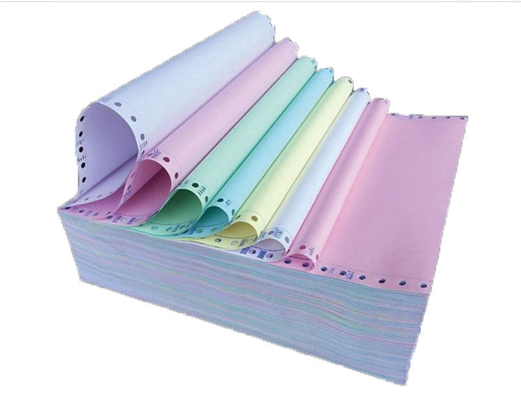 天信电脑打印纸二联二等分两联二等等份241-2针式打印纸