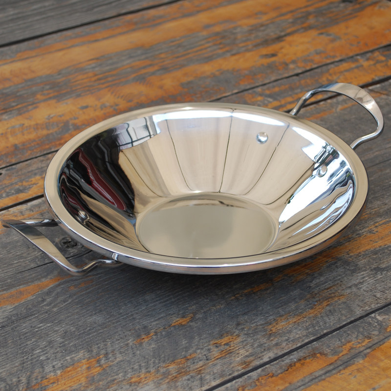 小干锅锅仔商用加厚平底锅仔锅创意干锅盘子家用麻辣干锅盘餐厅