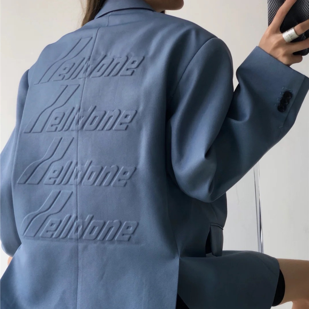 正确we11done压纹logo浮雕gd权志龙同款西服西装西服