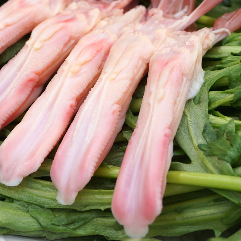 新鲜鸭舌生冷冻生鲜舌头鸭货鸭头卤货熟食酒店鸭肉