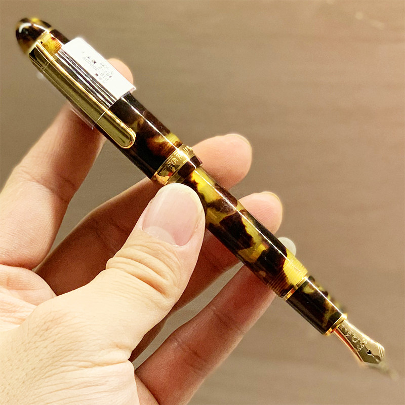 日本platinum白金3776高级赛璐璐版14k钢笔