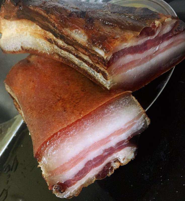 湖北恩施特产后腿烟熏腊肉农家自制猪肉整块生猪肉