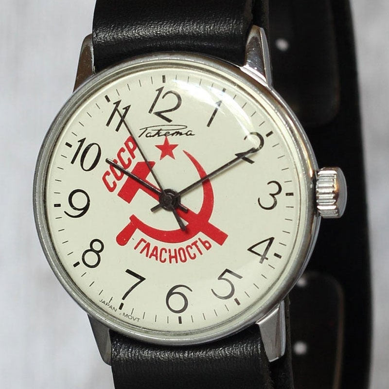 苏联制造手表库存cccp苏共男表手动机械夜光欧美腕表