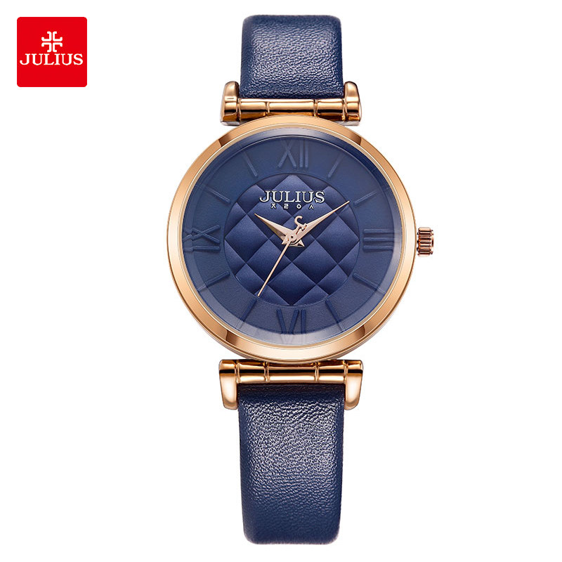 julius聚利时手表女士菱格纹面韩版学生简约小巧日韩腕表