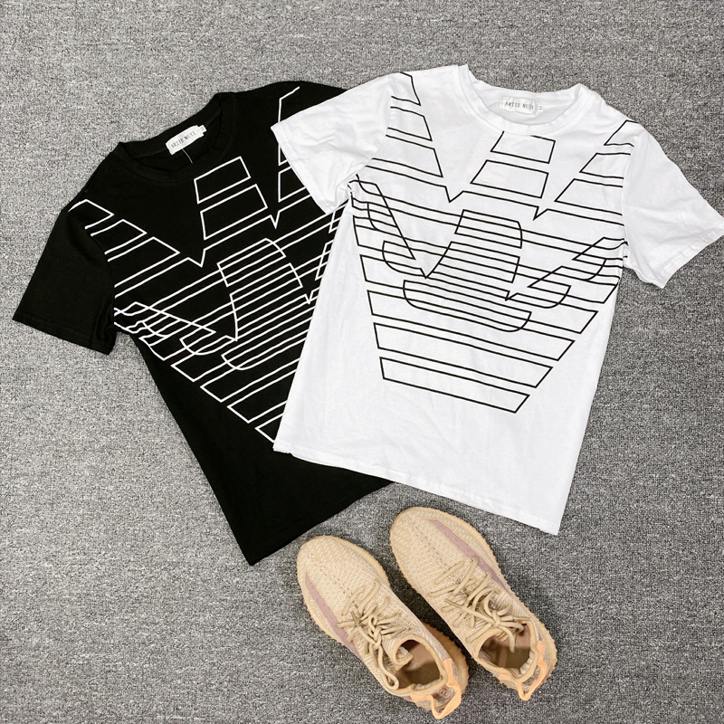 短袖男士潮牌ins网红超火重磅纯棉t恤衫夏季新款半袖体恤印花上衣