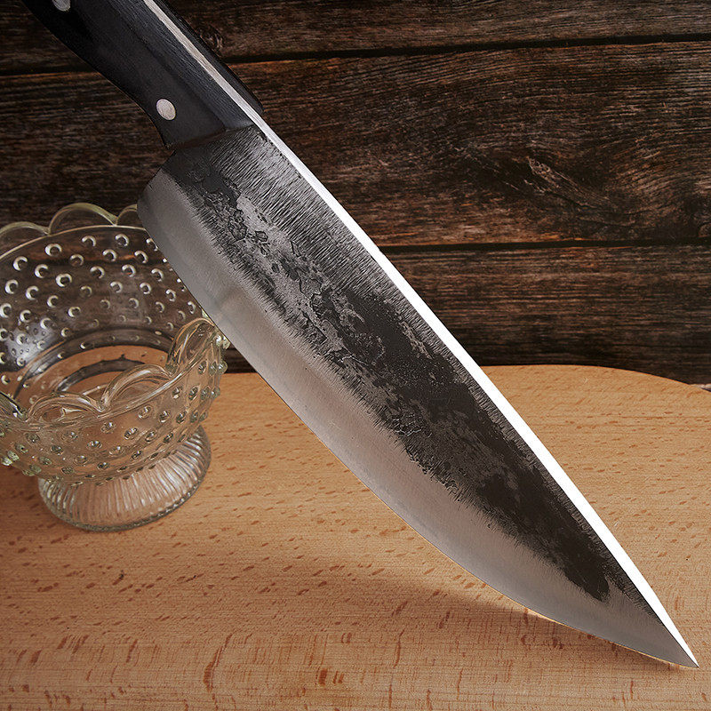 周家刀手工锻打夹钢屠宰剔骨卖肉杀猪切肉刀牛肉菜刀