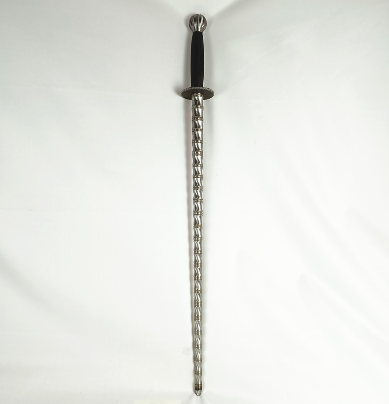 手工锻打竹节鞭降魔锏亢龙四棱钢鞭实心十八般兵器更多武术装备