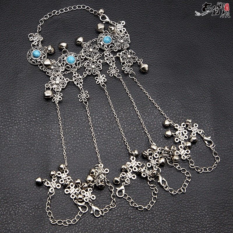 手链古缇戒指包邮一体古风配饰古装仙女古代手链