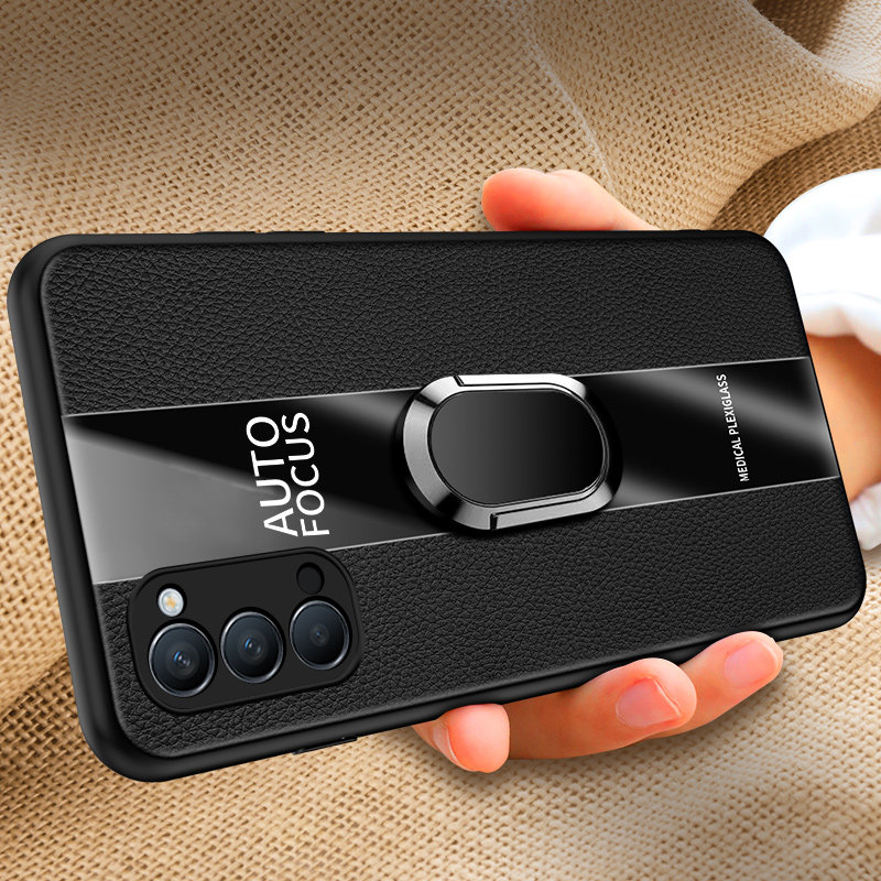 opporeno4保时捷网红opoproppo女款4por软壳皮革玻璃手机保护套