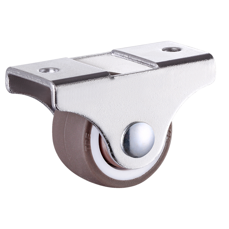 tpr1寸滚轮耐磨滑轮抽屉移门移动静音橡胶脚轮